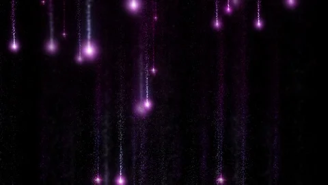 Rain Of Purple Particles Background 動画素材 121506343