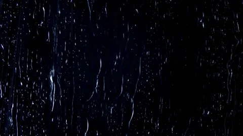 Rain, rain on window, no people, video, heavy, overlay, realistic Stock Footage 314985887