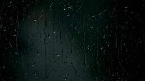 Rain, rain on window, no people, video, heavy, overlay, realistic Stock Footage 314985920