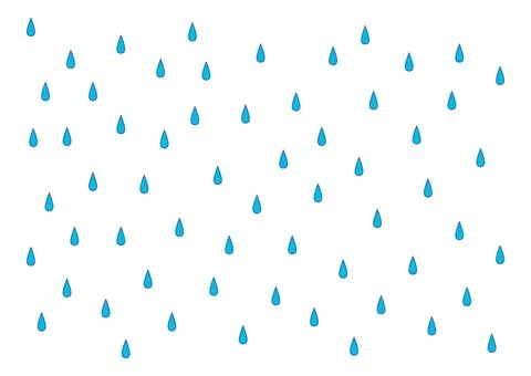 Rain, raindrops, water drops illustration, background, texture. Stock Illustration