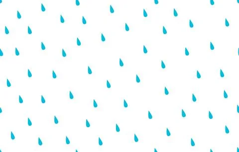 Rain, raindrops, water drops seamless pattern Stock Illustration