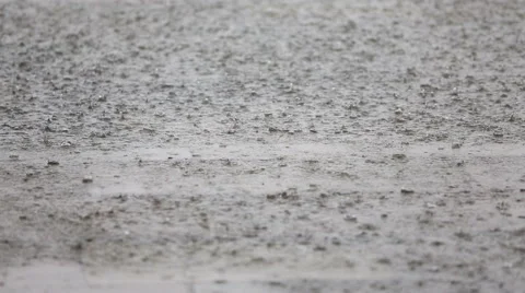 Rain - raining bad weather rainy day closeup Stock Footage 42588261