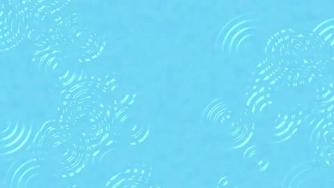 Rain ripple animation on light blue back... | Stock Video | Pond5