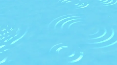 Rain ripple animation on light blue back... | Stock Video | Pond5