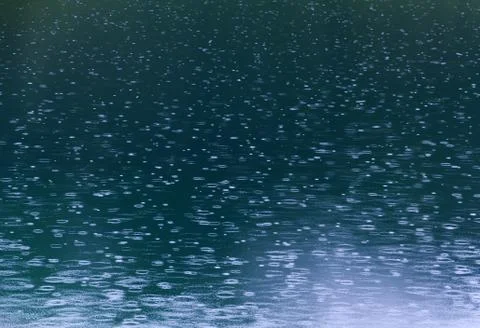 Rain ripples pattern Stock Photos