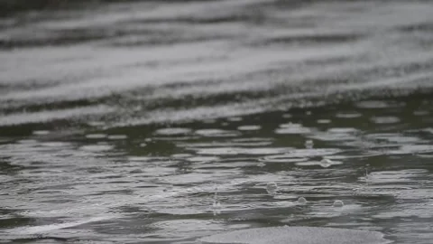 Rain on the road Stock Footage 143963870