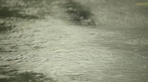 Rain on Road MS Video stock 11977440