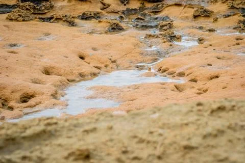 Rain on rocks Stock Photos