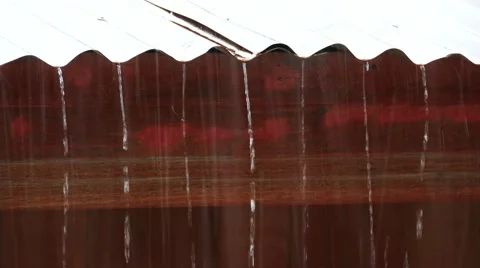 Rain on the Roof Stock-Footage 65743252