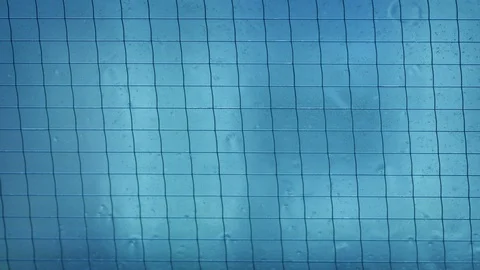 Rain Running Down Skylight Window Stock Footage 124803038