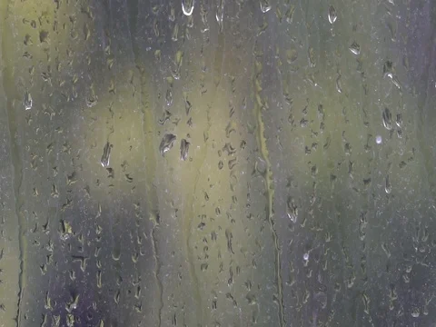 Rain running down window. Stock Footage 76638264