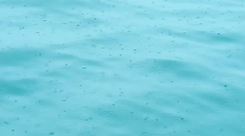 Rain on sea Stock Footage 22554545