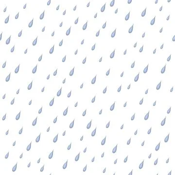 Rain, seamless background Stock Illustration
