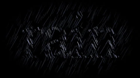 Rain, seamless loop Stock Footage 23224515