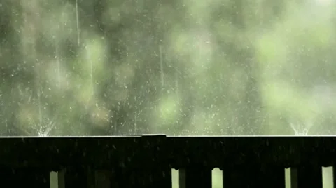 Rain sequence Video stock 7760528