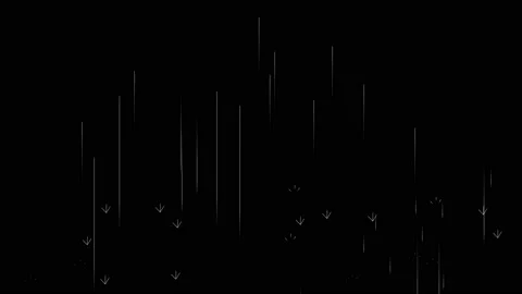 Rain Shape Elements with Alpha Channel. Stock Footage 114123793
