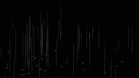 Rain Shape Elements with Alpha Channel. Stock Footage 114124637