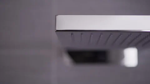 Rain Shower chrome Stock Footage 260347735