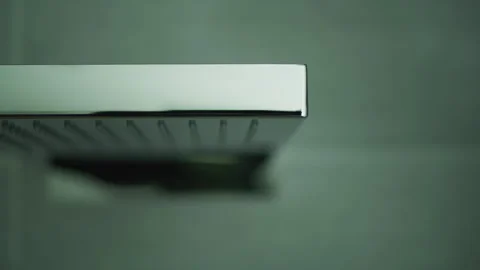 Rain Shower chrome Stock Footage 260347945