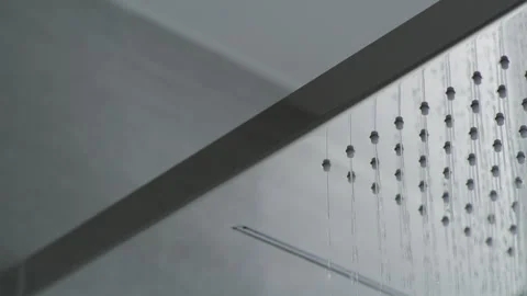 Rain Shower chrome Stock Footage 260348782