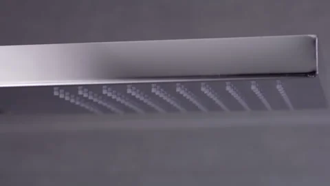 Rain Shower chrome Stock Footage 260353046