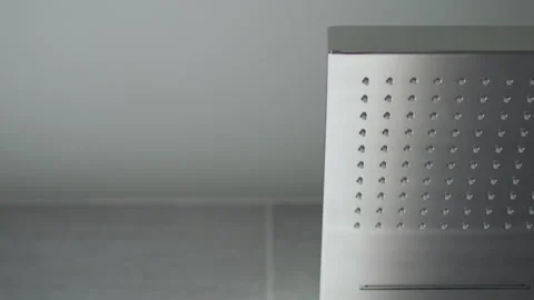 Rain Shower chrome Stock Footage 260354154