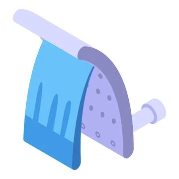 Rain shower head icon isometric vector. Bath water Stock Illustration