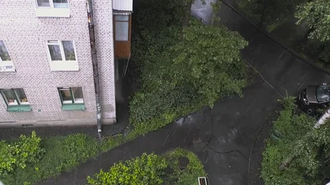 Rain in sity Stock Footage 84173951