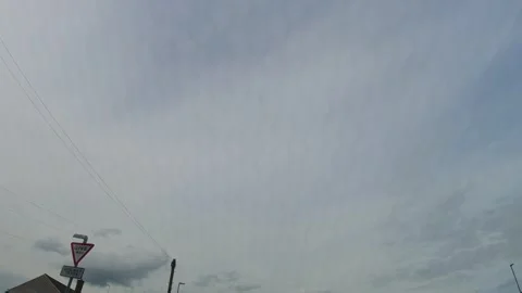 Rain Sky and Clouds over Luton City of England UK Stock Footage 318075550