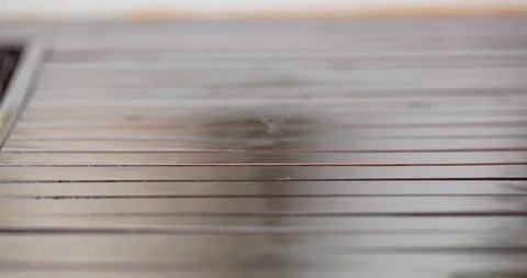 Rain in slow motion, 4k, 30fps Stock Footage 258658556