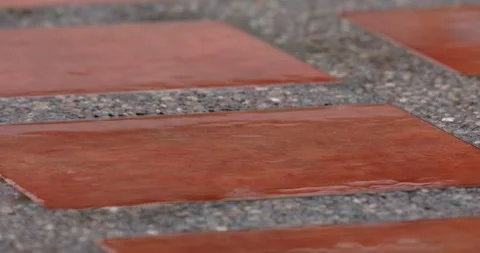 Rain in slow motion, 4k, 30fps Stock Footage 258659050