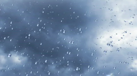 Rain in slow motion 库存影片 710615