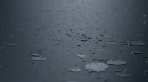 Rain, Slow Motion Stock Footage 11836212