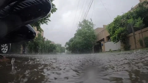 Rain in Slow Motion Stock Footage 255723891