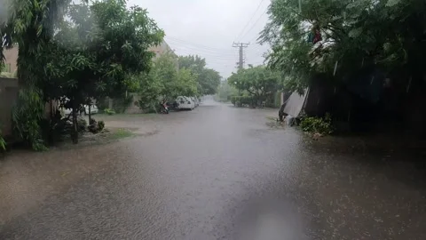 Rain in Slow Motion Stock Footage 255723979