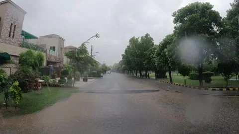 Rain in Slow Motion Stock Footage 255724112