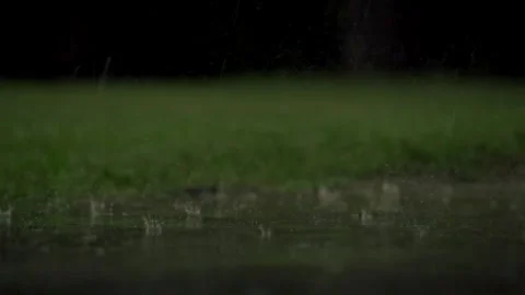 Rain Slowed Down Stock Footage 301347994