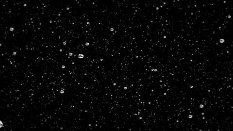 Rain in slowmotion with black background Vídeo Stock 101158907