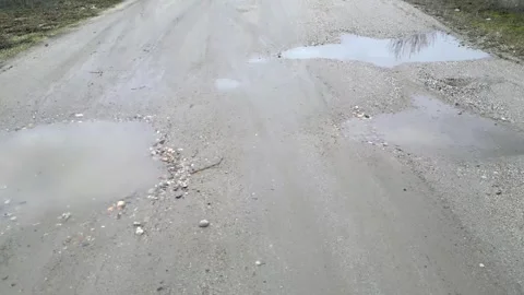 Rain Soaked Rural Path Vidéo 314262323