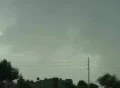 Rain sounds pan right into thunderbolt Footage