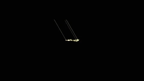 Rain splashes on the ground motion graphics with night background Stock Footage 150651874