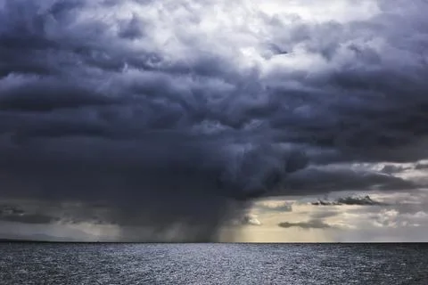 Rain squall Stock Photos