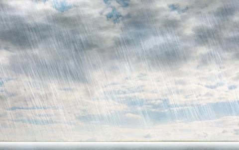 Rain storm backgrounds in cloudy weather Stock-Illustration