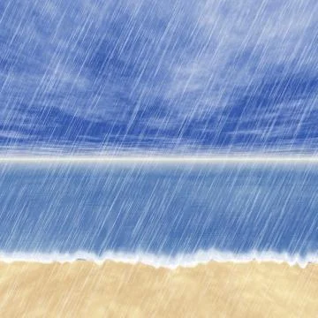 Rain storm backgrounds in cloudy weather Stock-Illustration