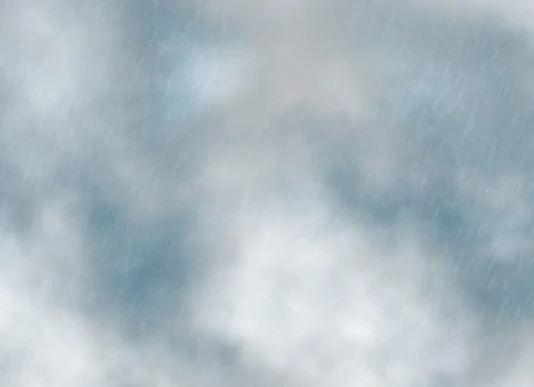 Rain storm backgrounds in cloudy weather Stock Illustration