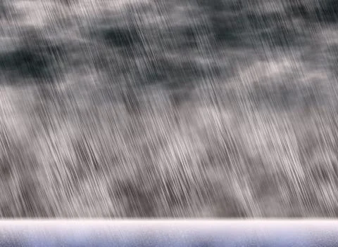 Rain storm backgrounds in cloudy weather Stock Illustration