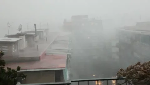 Rain storm in the city Vídeo Stock 11143942