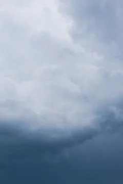 Rain storm clouds before the storm in the middle of summer Stock Photos