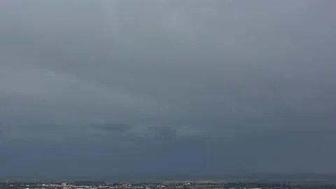 Rain Storm Consumes a Small City 動画素材 201565330
