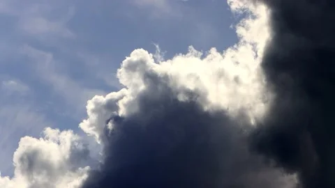 Rain storm damatic clouds   Stock Footage 221511214